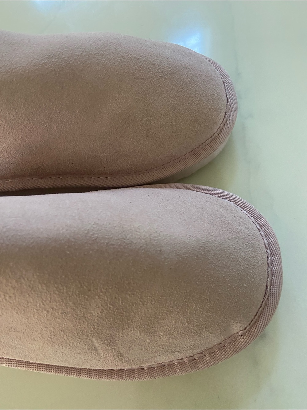 Born Blush Pink Faux Suede Slip-On Slippers - Picture 12 of 15
